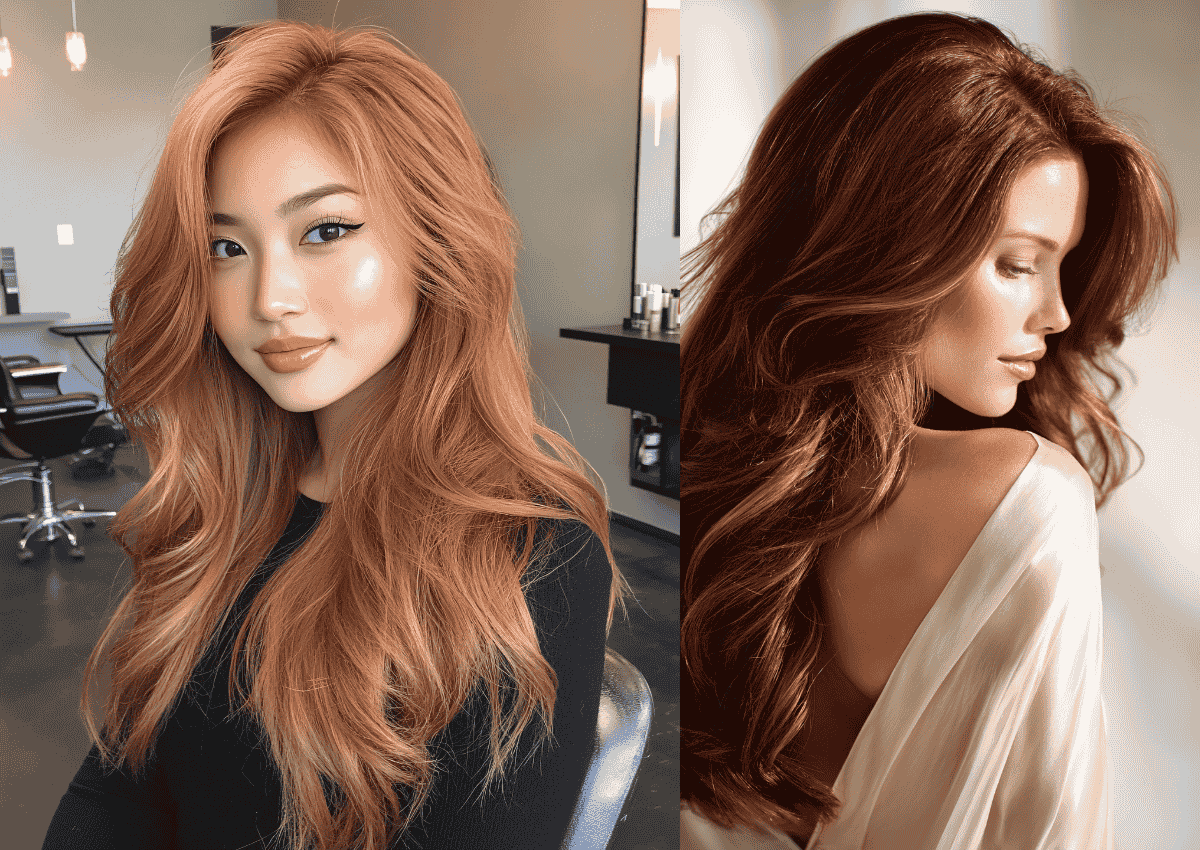 Tóc dài gợn sóng nhẹ Hàn Quốc