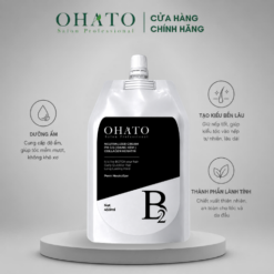 Kem Dập Duỗi OHATO Duỗi Thẳng Tự Nhiên Tóc Suôn Mượt Straight Cream 450ml