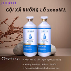 Bộ Gội Xả Argan OHATO Dưỡng Tóc Óng Mượt Chắc Khỏe 2000ml