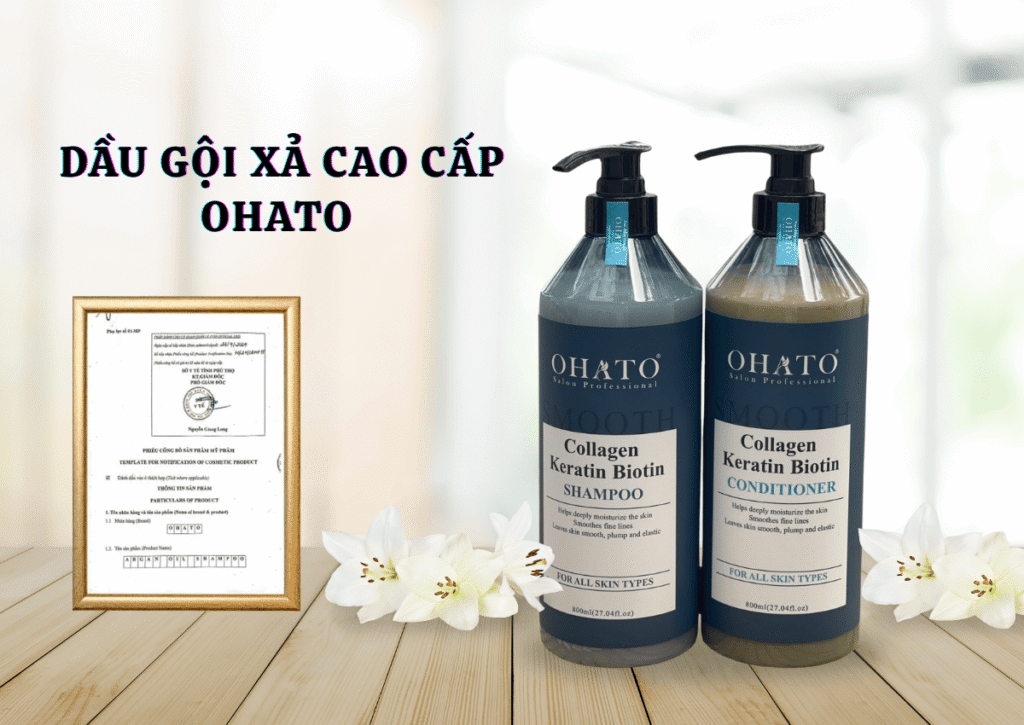 Dầu gội xả cao cấp Ohato tự hào là sản phẩm chất lượng cao, an toàn và minh bạch