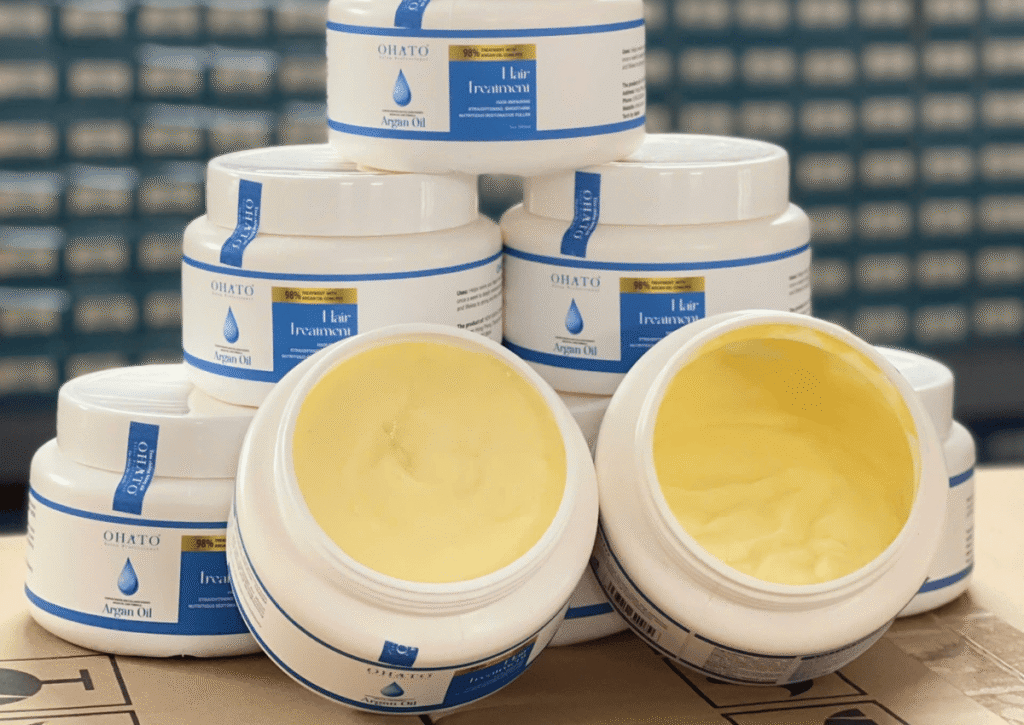 Kem hấp phục hồi Ohato được bổ sung hàm lượng lớn Collagen và Keratin
