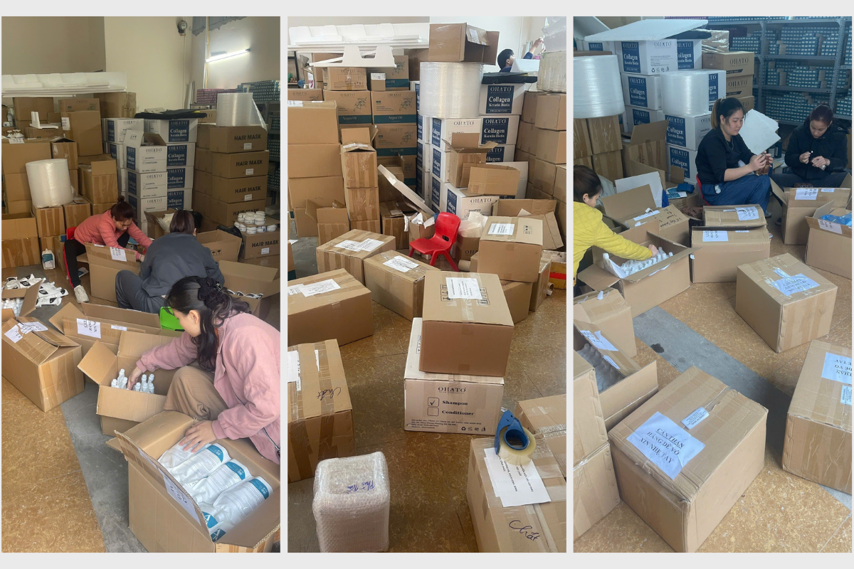 Quy trình kiểm định chất lượng của OHATO trong khâu đóng gói và phân phối