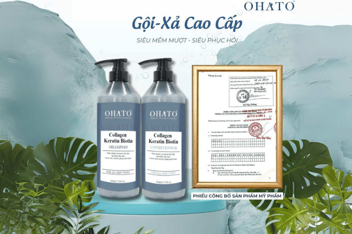 Bộ gội xả cao cấp chính hãng OHATO