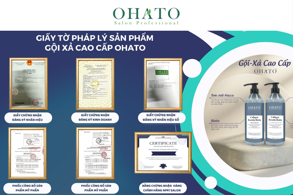 Tầm quan trọng giấy tờ sản phẩm - Giấy tờ pháp lý sản phẩm OHATO