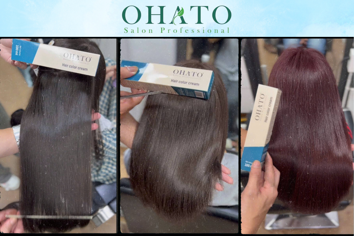 Sản phẩm OHATO được sử dụng rộng rãi tại các tiệm chăm sóc tóc cao cấp