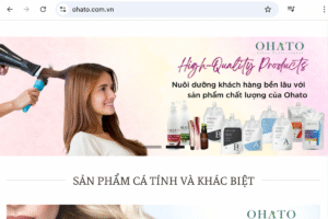 Website bán hàng chính hãng Ohato