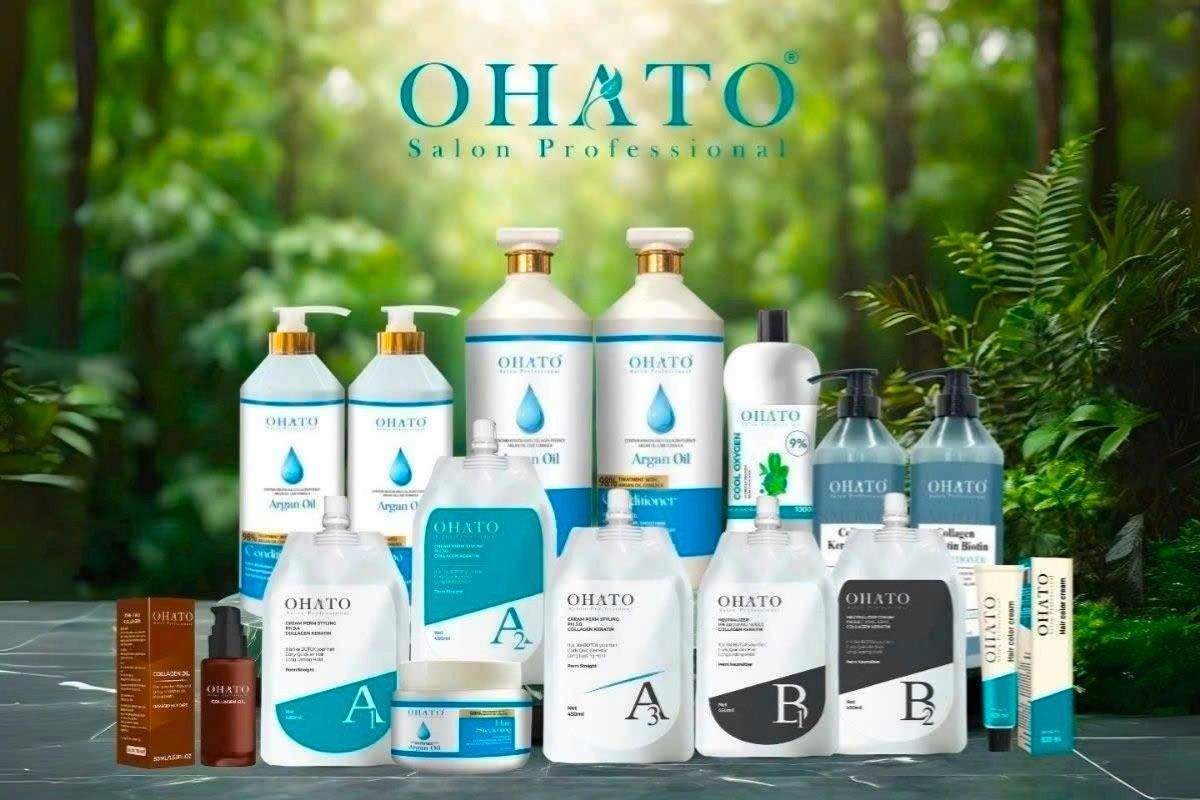 Các dòng sản phẩm nhuộm và chăm sóc tóc OHATO