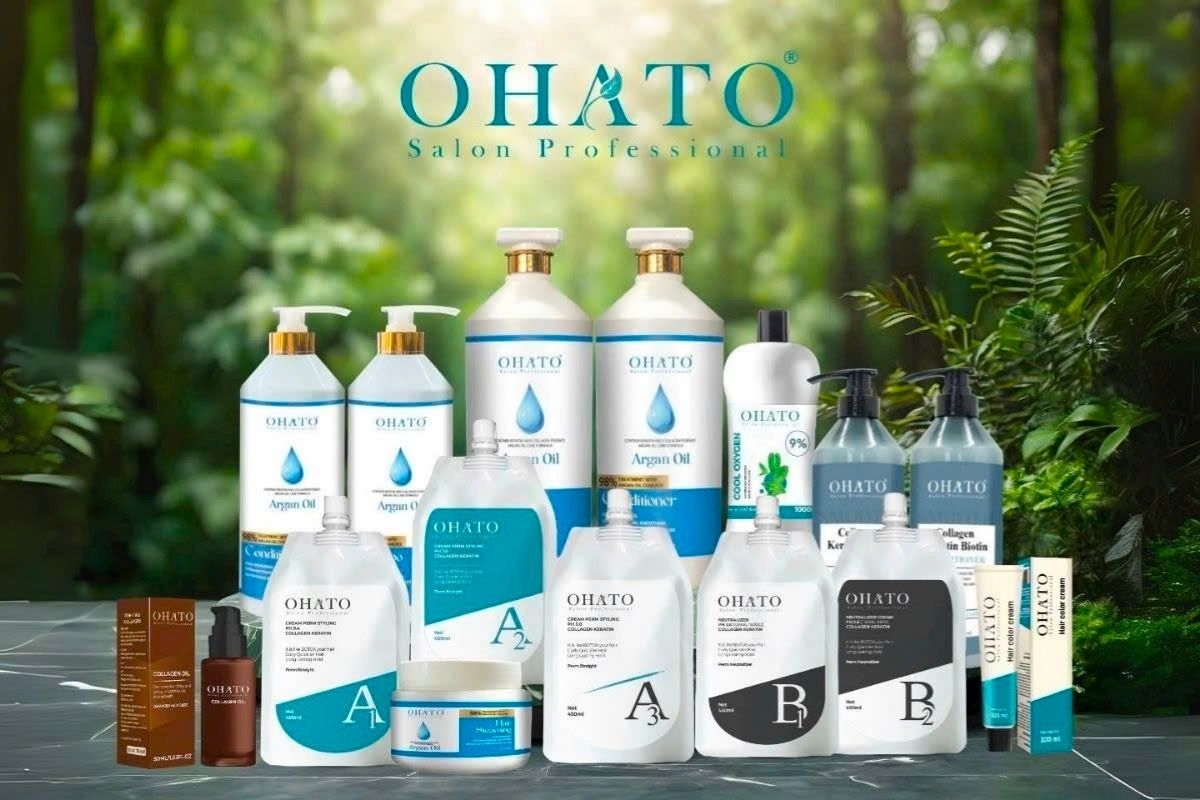 Các mỹ phẩm tóc được định vị thương hiệu OHATO