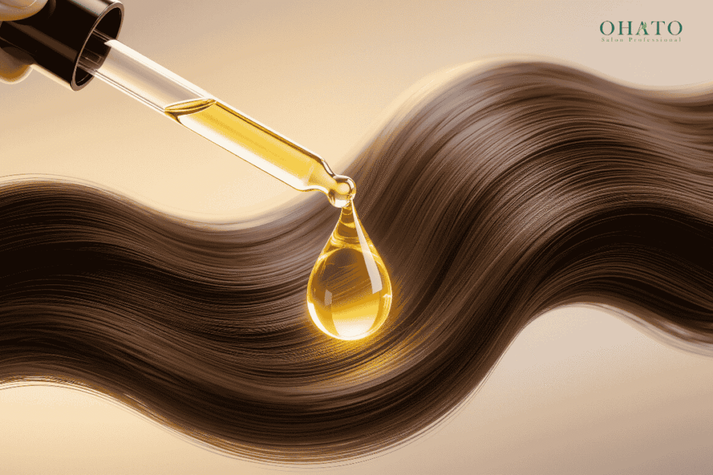Cach dung dau duong toc argan oil dung cach