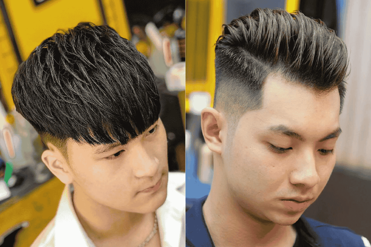 Màu tóc nhuộm cho học sinh nam