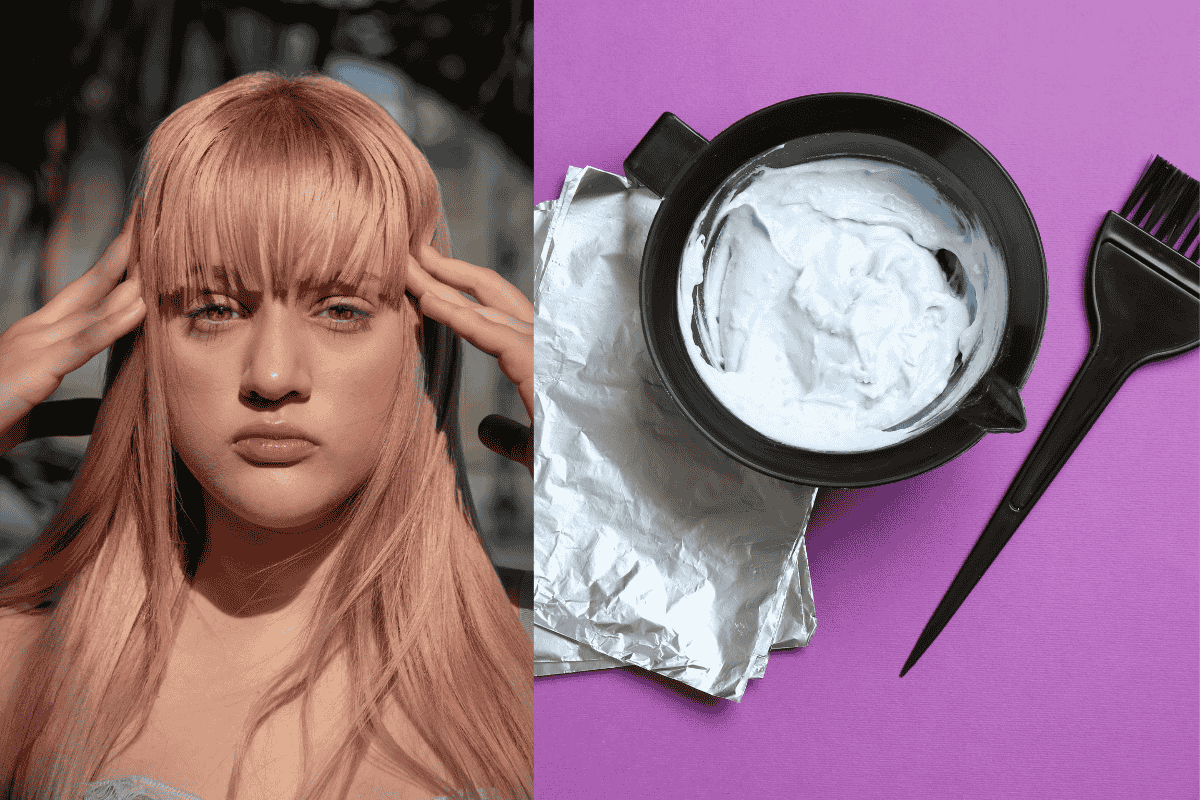 Nâu ánh hồng có cần tẩy tóc không