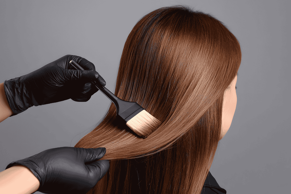 Nhuộm tóc màu đồng sáng