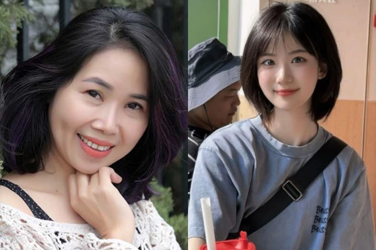 Bí mật chọn tóc ngắn mái ngố mặt tròn và mặt to