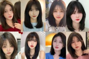 Các kiểu tóc lửng cho mặt tròn hack mặt thon gọn