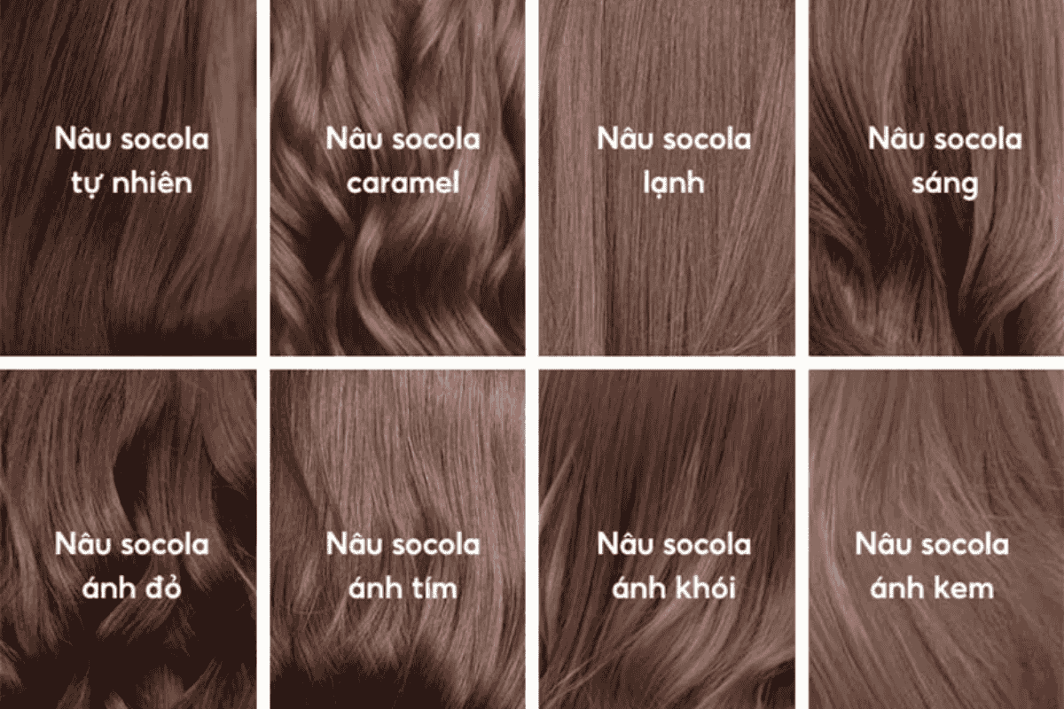 Khám phá bảng màu nâu socola phổ biến