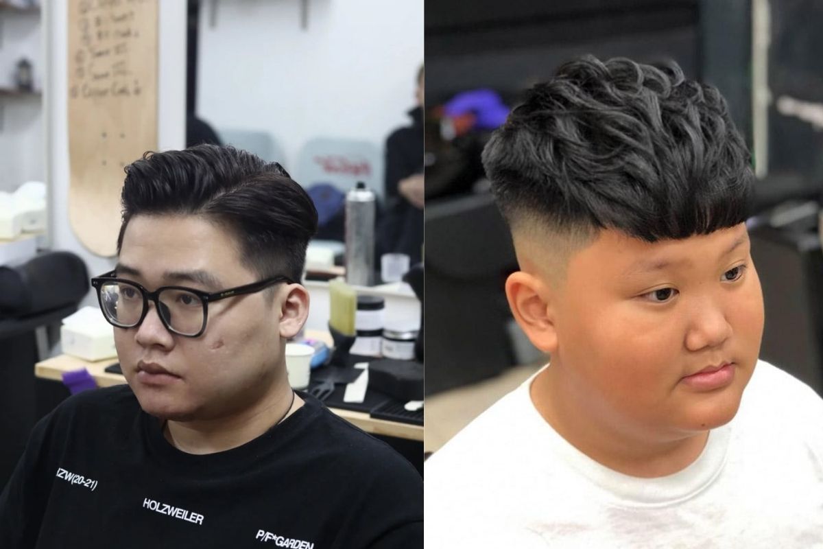 Mặt tròn để tóc gì