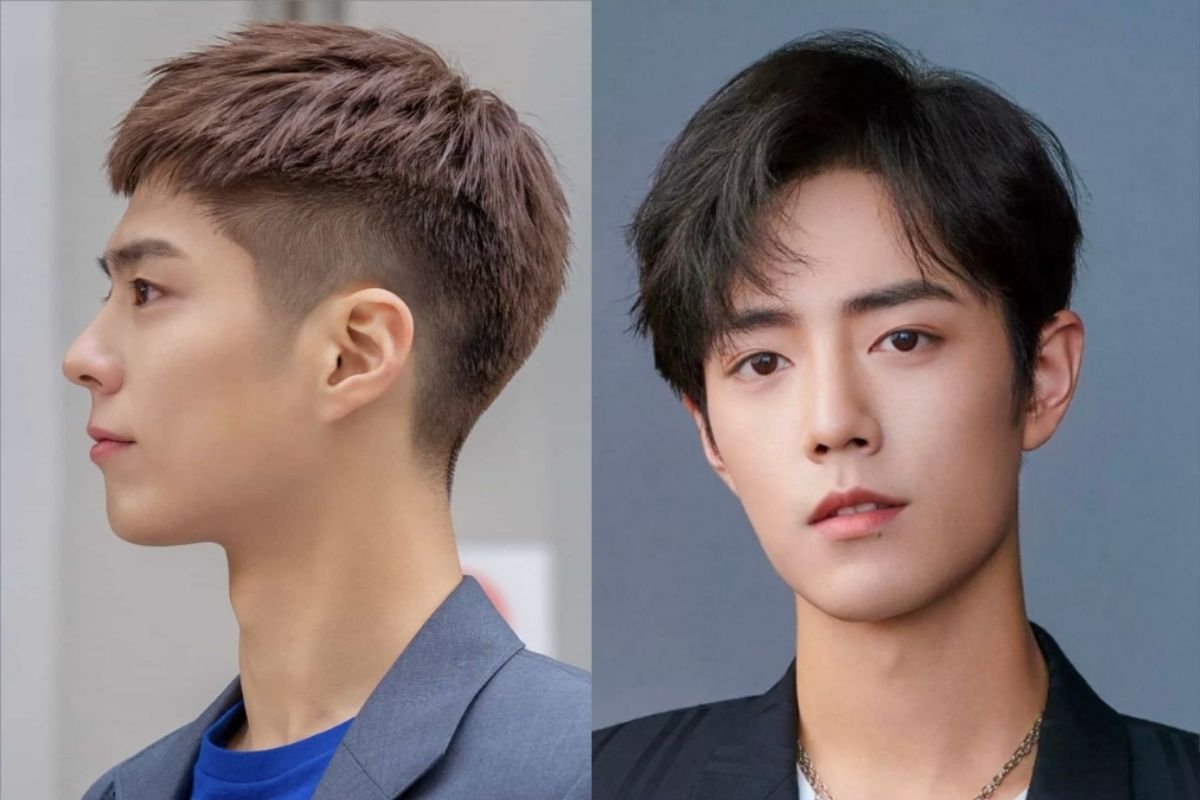 Màu nhuộm và tạo khối cho kiểu tóc nam ngắn mặt dài