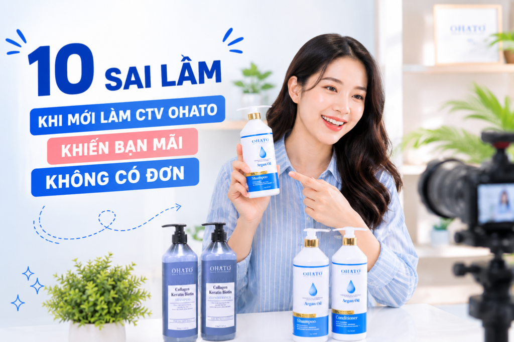 10 Sai Lầm Khi Mới Làm CTV OHATO Khiến Bạn Mãi Không Có Đơn