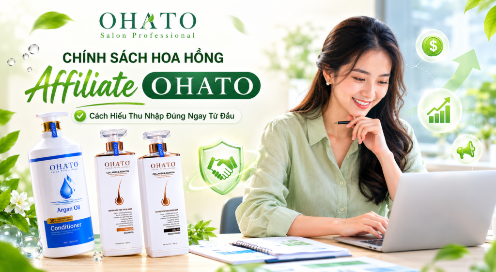 Chính Sách Hoa Hồng Affiliate OHATO: Cách Hiểu Thu Nhập Đúng Ngay Từ Đầu