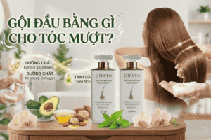 Gội đầu bằng gì cho tóc mượt