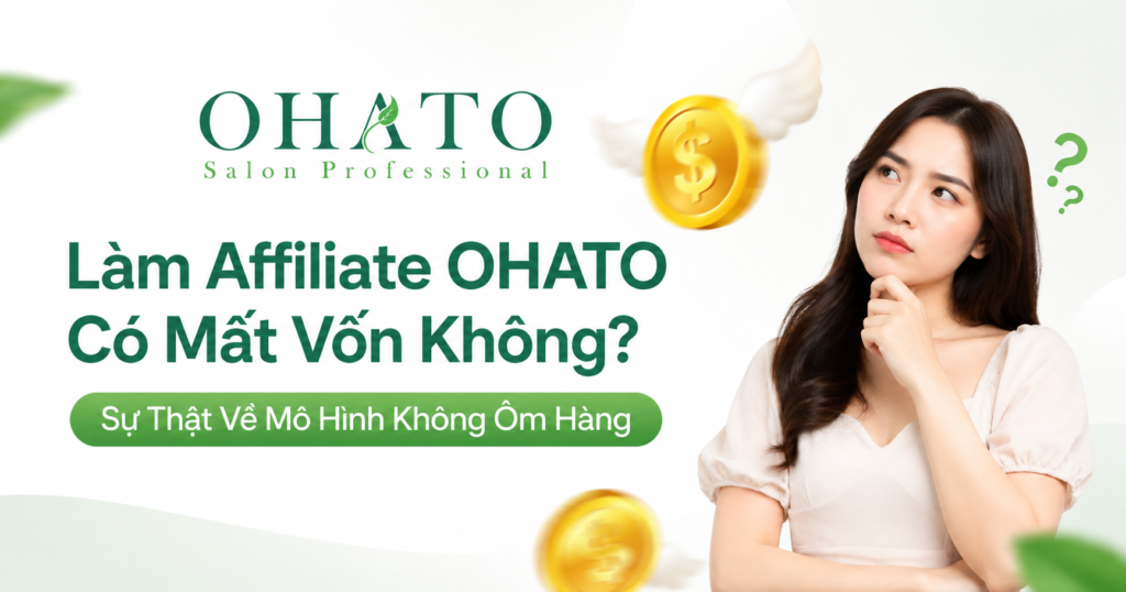 Làm Affiliate OHATO Có Mất Vốn Không? Sự Thật Về Mô Hình Không Ôm Hàng
