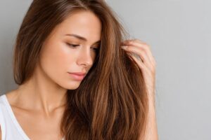 mái tóc đang hư tổn nặng