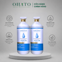Bộ Gội Xả Argan OHATO Dưỡng Tóc Óng Mượt Chắc Khỏe 2000ml